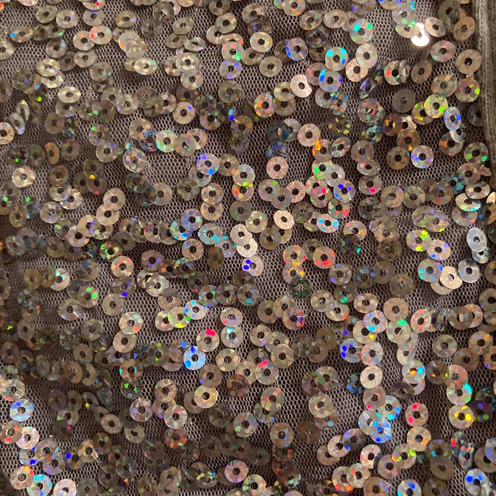 Grey Justice Sequin Sweater (size 6/7) - Picture 2 of 5